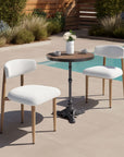 Zuo Modern Bege Olefin Fabric Outdoor Dining Chair