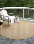 LOOMLAN Rugs Bellandria Brown Washable Indoor-Outdoor Rug