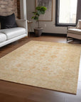 LOOMLAN Rugs Bellandria Brown Washable Indoor-Outdoor Rug