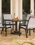 Belle Isle Sling Square Outdoor Dining Set 5PC