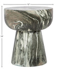 LH Home Binx Concrete Outdoor Side Table