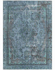 LOOMLAN Rugs Blazura Blue Washable Indoor-Outdoor Rug