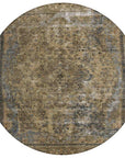 LOOMLAN Rugs Blazura Brown Washable Indoor-Outdoor Rug
