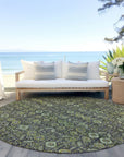 Addison Rugs Bohemian Green Washable Indoor-Outdoor Rug