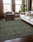 Addison Rugs Bohemian Green Washable Indoor-Outdoor Rug