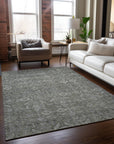 Addison Rugs Bohemian Grey Washable Indoor-Outdoor Rug