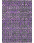 Addison Rugs Bohemian Purple Washable Indoor-Outdoor Rug
