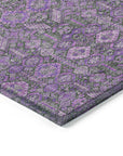 Addison Rugs Bohemian Purple Washable Indoor-Outdoor Rug