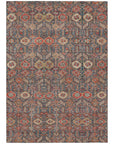 Addison Rugs Bohemian Red Washable Indoor-Outdoor Rug