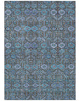 Addison Rugs Bohemian Teal Washable Indoor-Outdoor Rug