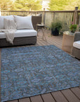 Addison Rugs Bohemian Teal Washable Indoor-Outdoor Rug
