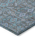 Addison Rugs Bohemian Teal Washable Indoor-Outdoor Rug