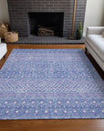 Addison Rugs Boho Blue Washable Indoor-Outdoor Rug