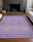 Addison Rugs Boho Purple Washable Indoor-Outdoor Rug