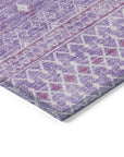 Addison Rugs Boho Purple Washable Indoor-Outdoor Rug