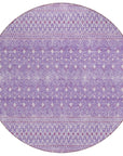 Addison Rugs Boho Purple Washable Indoor-Outdoor Rug