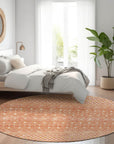 Addison Rugs Boho Salmon Washable Indoor-Outdoor Rug