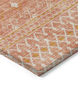 Addison Rugs Boho Salmon Washable Indoor-Outdoor Rug