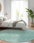 Addison Rugs Boho Teal Washable Indoor-Outdoor Rug