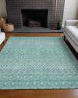 Addison Rugs Boho Teal Washable Indoor-Outdoor Rug