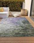 LOOMLAN Rugs Braearis Lavender Washable Indoor-Outdoor Rug