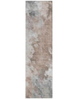 LOOMLAN Rugs Braeas Brown Washable Indoor-Outdoor Rug