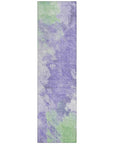 LOOMLAN Rugs Braeas Purple Washable Indoor-Outdoor Rug