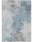LOOMLAN Rugs Braeas Sky Washable Indoor-Outdoor Rug