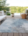LOOMLAN Rugs Braeas Sky Washable Indoor-Outdoor Rug