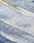 LOOMLAN Rugs Braeon Blue Washable Indoor-Outdoor Rug