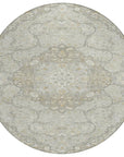 LOOMLAN Rugs Braeor Brown Washable Indoor-Outdoor Rug