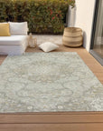 LOOMLAN Rugs Braeor Brown Washable Indoor-Outdoor Rug
