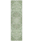 LOOMLAN Rugs Braeor Green Washable Indoor-Outdoor Rug
