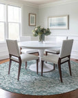 Braeor Teal Washable Indoor - Outdoor Rug - LOOMLAN - LOOMLAN Rugs - Outdoor Rugs