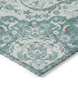 Braeor Teal Washable Indoor - Outdoor Rug - LOOMLAN - LOOMLAN Rugs - Outdoor Rugs