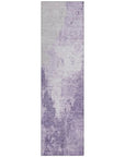 LOOMLAN Rugs Bravari Purple Washable Indoor-Outdoor Rug