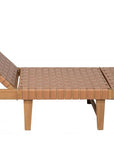 Zuo Modern Breath Rattan Weave Outdoor Chaise Lounge