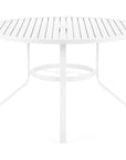 Bristol Aluminum Round Outdoor Dining Table-Outdoor Dining Tables-Sunset West-LOOMLAN