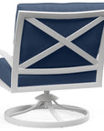 Sunset West Bristol Sunbrella Swivel Outdoor Accent Chair