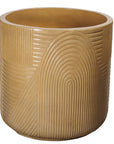 Serenity Textured Ceramic Patio Planter (Set Of 2)