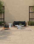 Kuna Solid Teak Frame Outdoor Sofa