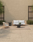 Kuna Solid Teak Frame Outdoor Sofa
