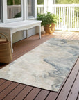 LOOMLAN Rugs Caelanor Brown Washable Indoor-Outdoor Rug