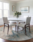 LOOMLAN Rugs Caelanor Teal Washable Indoor-Outdoor Rug