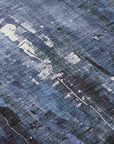 LOOMLAN Rugs Caelion Blue Washable Indoor-Outdoor Rug