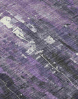 LOOMLAN Rugs Caelion Purple Washable Indoor-Outdoor Rug