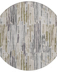 LOOMLAN Rugs Caelira Brown Washable Indoor-Outdoor Rug