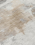 LOOMLAN Rugs Caelius Ivory Washable Indoor-Outdoor Rug