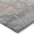 LOOMLAN Rugs Caelius Orange Washable Indoor-Outdoor Rug