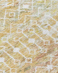 LOOMLAN Rugs Calandria Orange Washable Indoor-Outdoor Rug